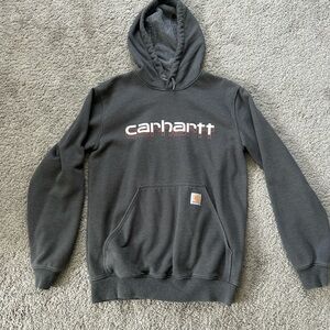 Carhartt Men's Charcoal Hoodie Sweater